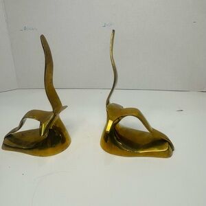 BRASS BOOKENDS